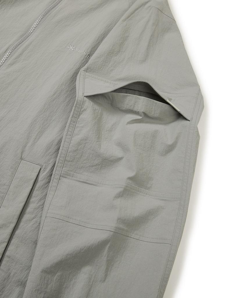Snowpeak Apparel Root Utility Pocket Windbreaker Gray (S24Murwb67)