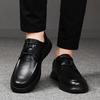Men's Spring Formal Leather Shoes - Breathable, Genuine Leather, British Style, Versatile for Casual or Work