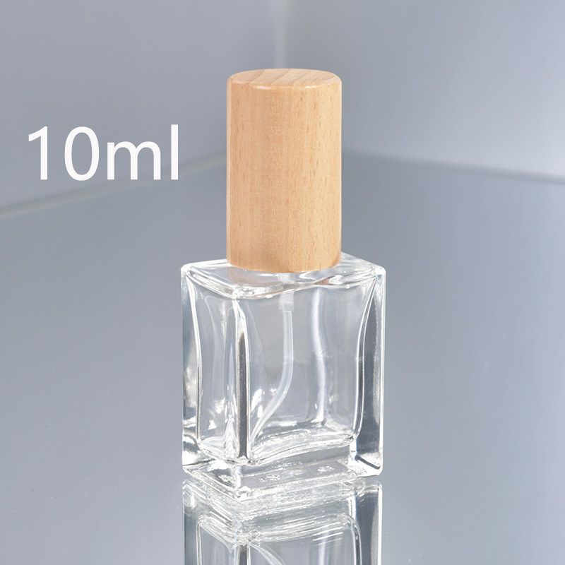 New Travel Portable Sample Wooden Lid Perfume Sub-Bottles