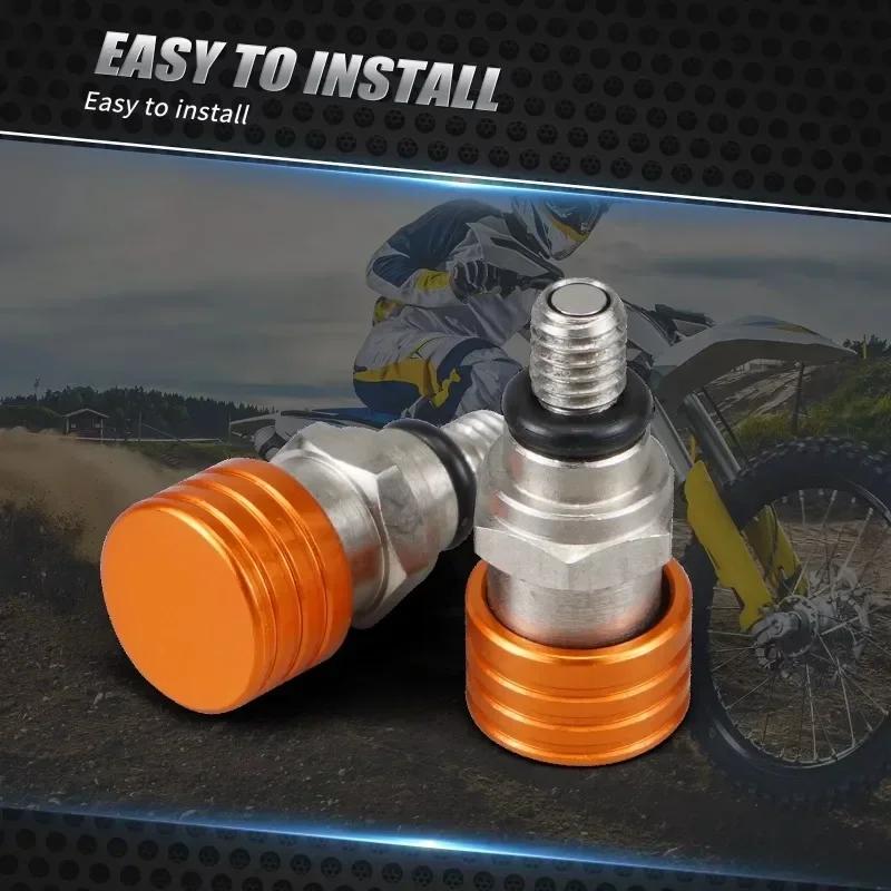 M5 Bleed Waterproof Front Fork Bleeder Relief Valve for Yamaha YZ TTR WR 125 250 450F Suzuki DRZ RM RMX RMZ Kawasaki Honda