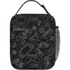 Video Game Controller Insulated Lunch Bag - Reusable Lunch Box - Portable Lunch Tote For Women Men And Kids