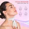 Facial Massager Red-Light-Therapy-for-Face and Neck, Face culpting Wand with 7 Color, Face Tool for Skin Care