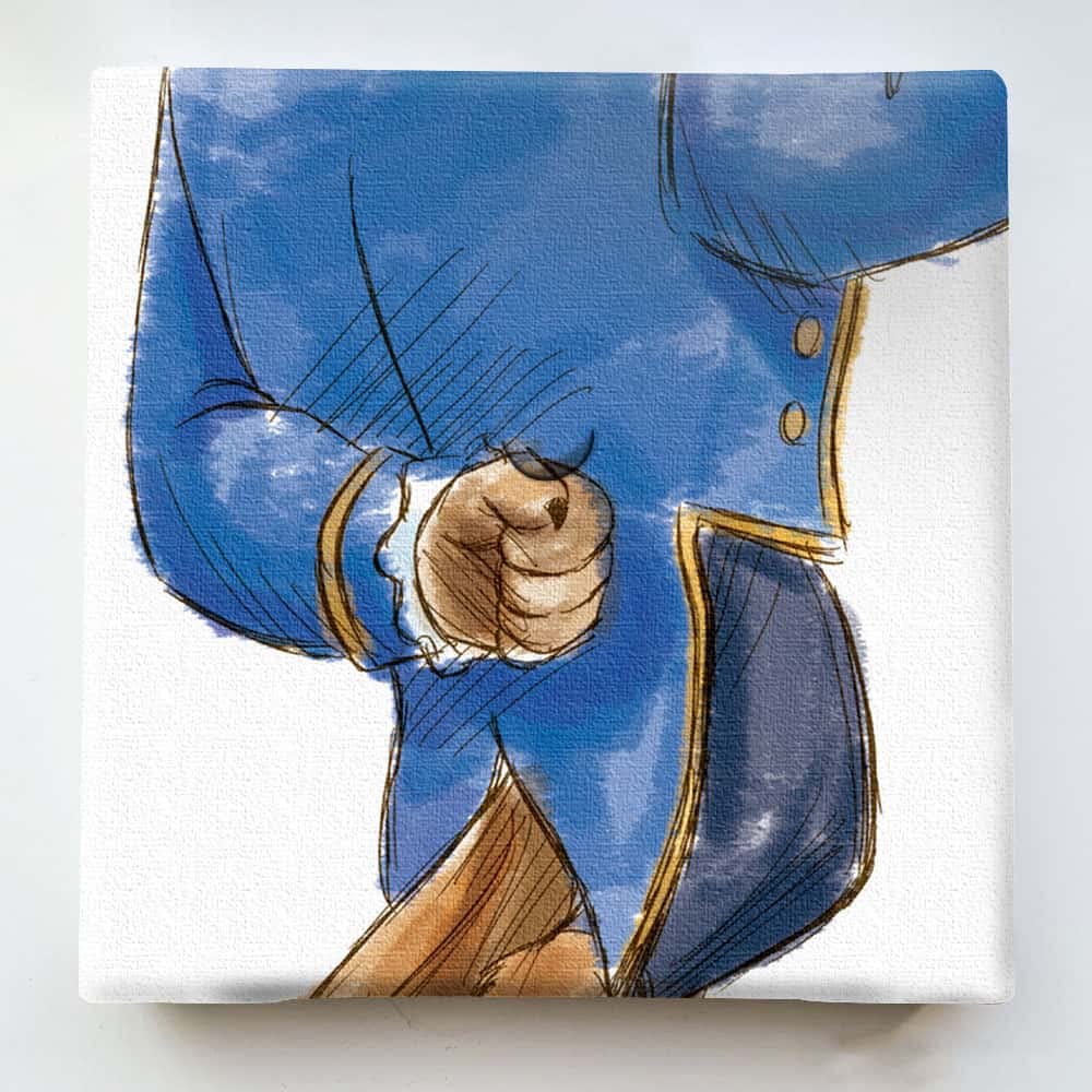 

Rib Art Deli Poster Beauty and the 20cm x Disney Made in Lightweight Panel, Beast, 20cm, Princess, Japan, Fabric, IKE-DSNY-2106-03