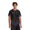 Under Armour Maglietta a Maniche Corte American Vintage Stampata con Logo Minimalista Girocollo Confortevole T-Shirt Unisex Nera 24500507-001