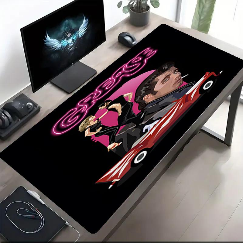 Grease Theme Mouse Pad, Non Slip Rubber Base, Multifunctional Office & Home Decor, Perfect for Workspace Personalization.