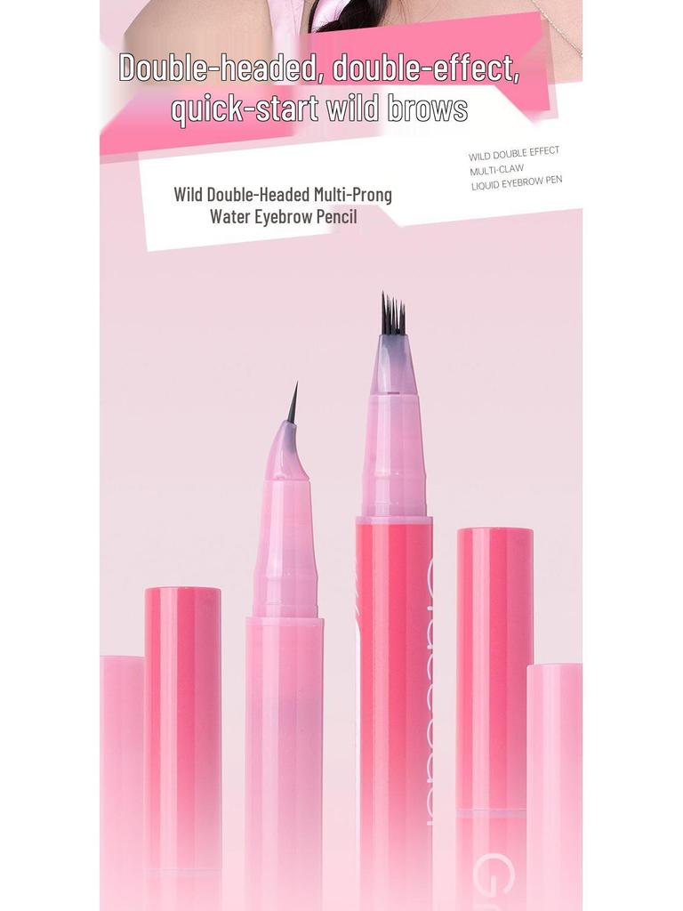 Gracebabi Dual-Ended Long-Lasting Eyebrow Pencil for Natural, Bold Brows - Beginner Friendly and Fade-Resistant.