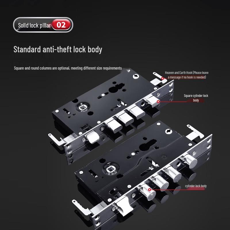 All-Copper Cylinder Door Lock Set