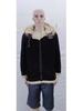 Men's Faux Leather Shearling Jacket - Warm Velvet Fur Overcoat