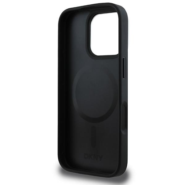 Dkny Dkhmp16Xpscmclk Iphone 16 Pro Max6.9 Czarny/Black Hardcase Gładkie Srebrne Logo Magsafe