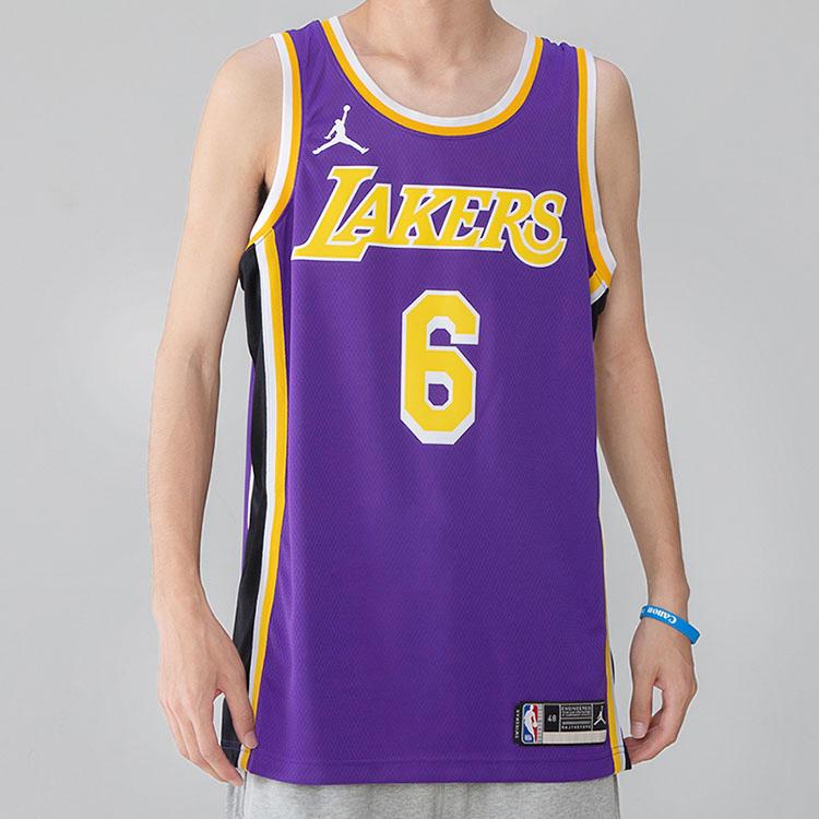 Nike LA Lakers Lebron James Jersey Purple Men Streetwear CV9481-513