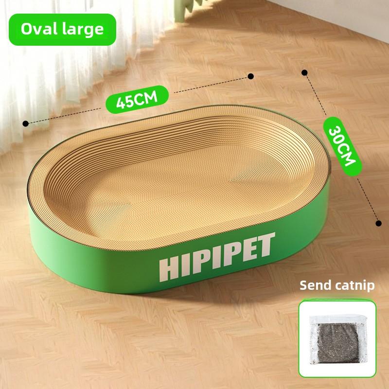 Cat Oversized Big Mac English Logo Cat Scratching Board Wear-resistant and Scratch-resistant Corrugated Cat Litter Integrated Pet Cat Toy