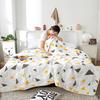 2025 Summer Thin Blanket Printing Bed Quilt Summer Cool Quilt Double Blankets Comforters Skin-friendly Cotton Thin Quilt Soft Bedding Home Textile