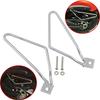 Motorcycle Accessories Saddlebag Brackets 1Pair Side Chrome/Black Steel For Harley Sportster 883 Iron XL883N Dyna Fat bob FXDF