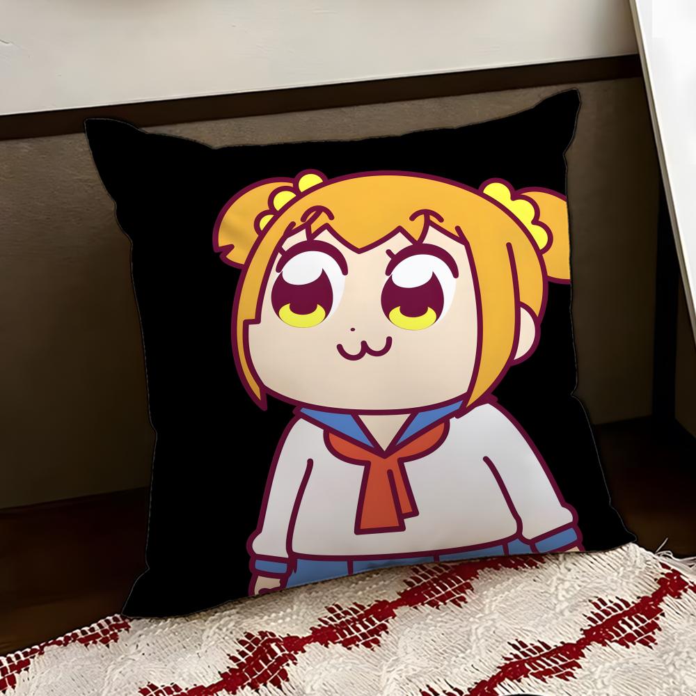 Süße Anime PPop TTeam Epische Kissenhülle Wendbar Weich Langlebig Kissenbezug Zuhause Auto Mehrzwecknutzung für täglichen Komfort
