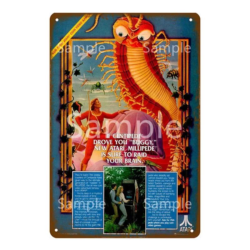 Anime Video Game Role Tin Sign Playroom Bedroom Wall Painting Plate Shabby Metal Signs Decor Vintage Art Decorative Wall Plaques