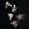 5 Pack Split Shaft 220K Ohm Potentiometer with 3 Pin Terminal Suitable for Easy Wiring In Guitar Amplifier Circuits