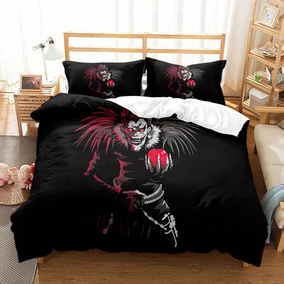 Detská súprava posteľnej bielizne Ryuk Death Note s manželskou posteľou King Queen a 2 oddelenými posteľami