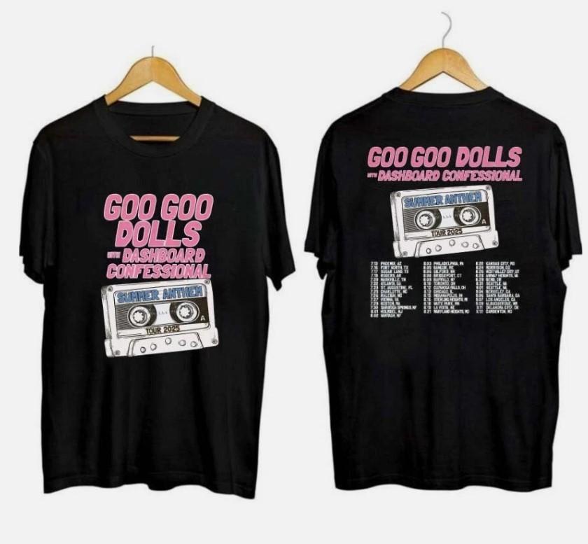 

Goo Goo Dolls Summer Anthem Tour Shirt Size S-5XL Fans Gift Unisex T-Shirt XL