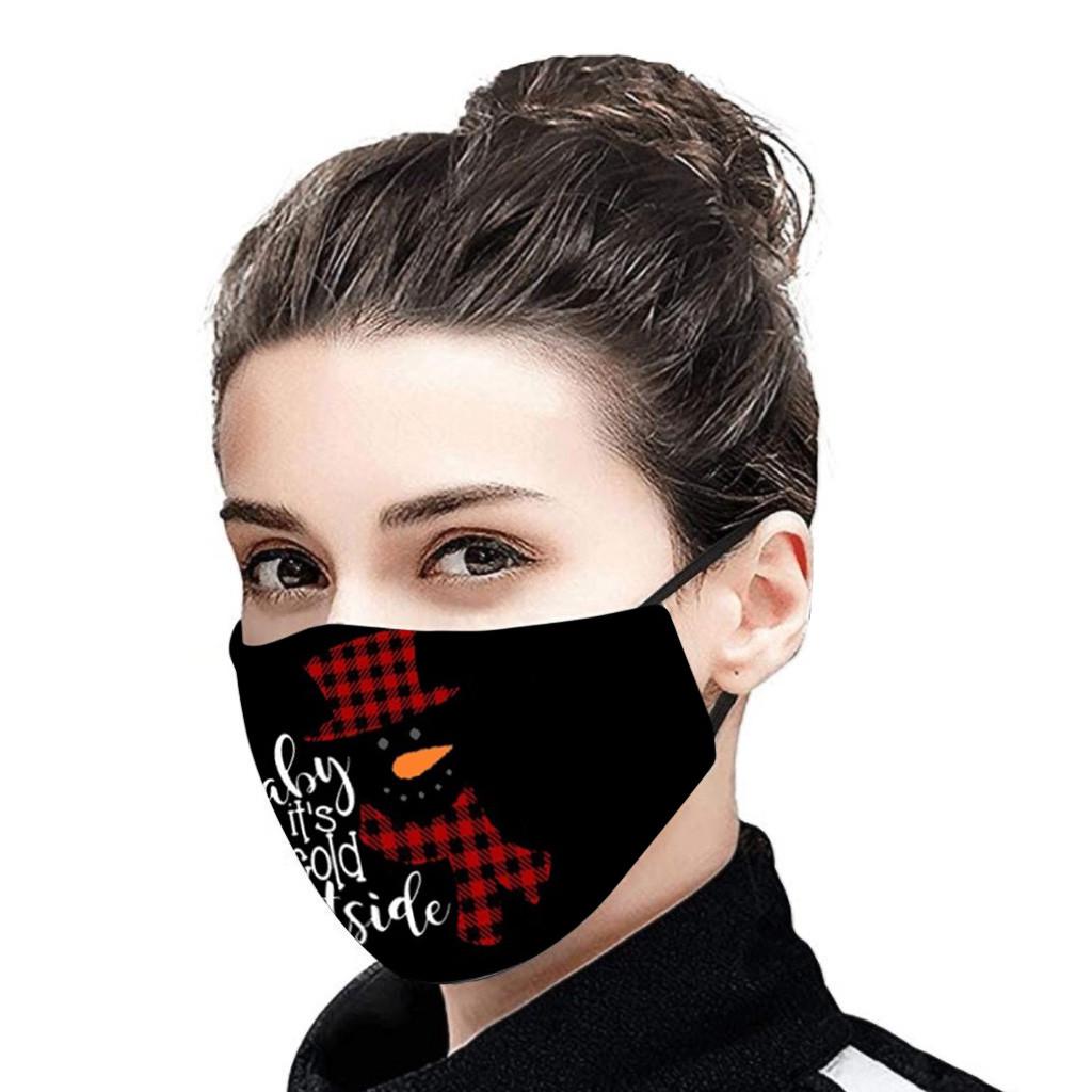 1pc Mouth  for Dust'  Anti-Face Mask Washable Earloop Mask