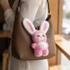 Big Ear Rabbit Plush Keychain Bag Hanging Bunny Plush Doll Pendant Rabbit Doll Figures  Car Decor
