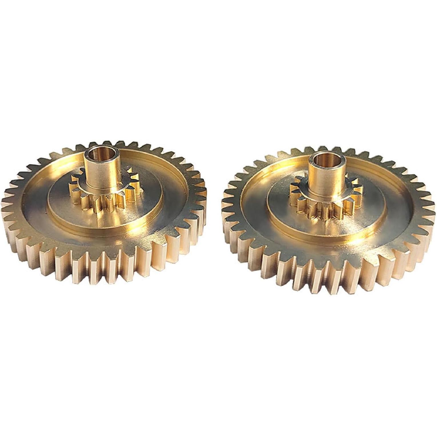Convertible Top Transmission Gear, Pair of Brass Gears Fits for Porsche Boxster 1997-2012 98756118000, 987561179