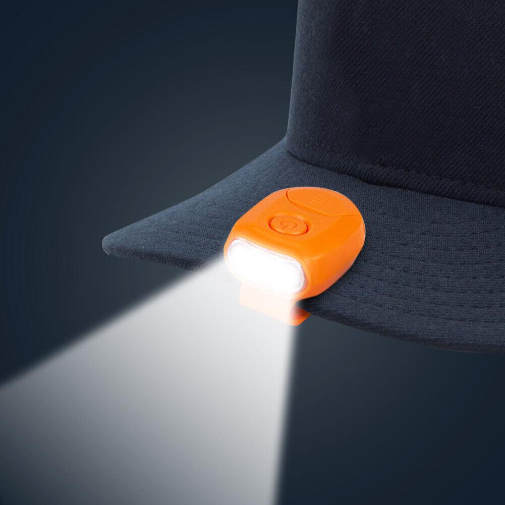 LED Cap Mounted Light Clip-on Lamp Hat Fishing Hiking Outdoor