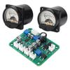 VU Meter Panel Kit 2PCS Warm Color Backlight Power Amplifier VU Meter with Driver Board