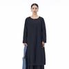 2026 Spring Korean Style Long Sleeve Shirt Dress, Plus Size, Yamamoto Slimming Loose Fit Women's Pullover