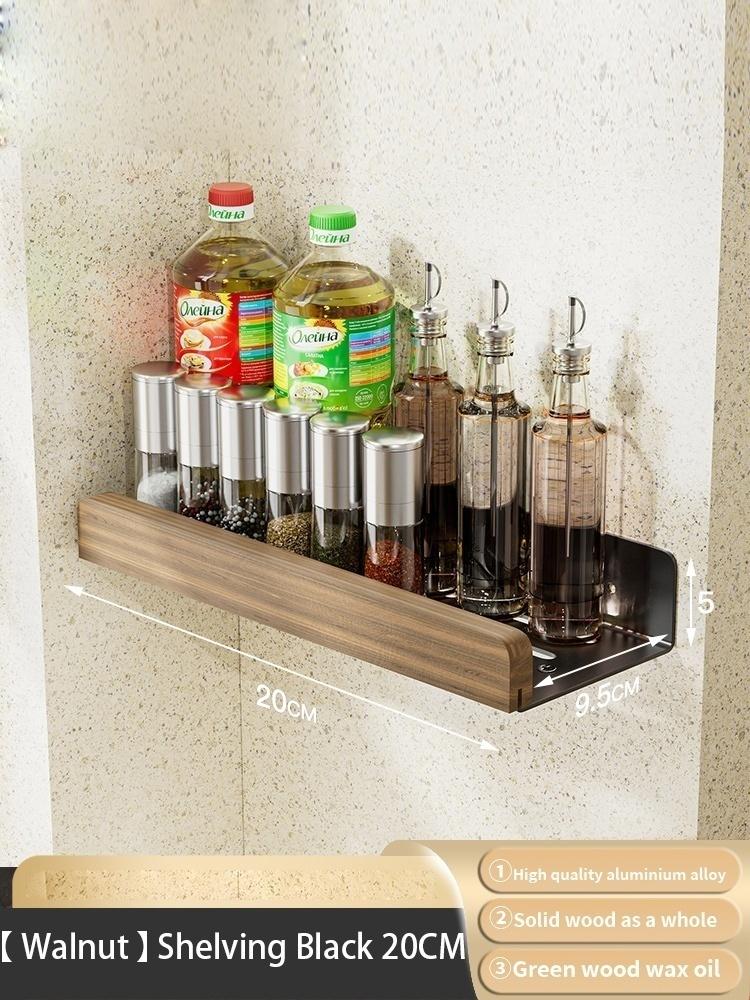 

Дерево Алюминиевый Материал Кухонный Органайзер для Полок Кухонная Угловая Полка Хранение Шампуня Настенная Стойка для Душа Аксессуары для Организации Ванной