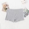 Candy Color Mid-Waist Cotton Boxer Briefs - Women's Solid Underwear