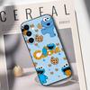 C-Cookies Monster Cartoon Phone Case For Samsung Galaxy A73,A72,A71,A70,A53,A52,A51,Others Soft Black Cover