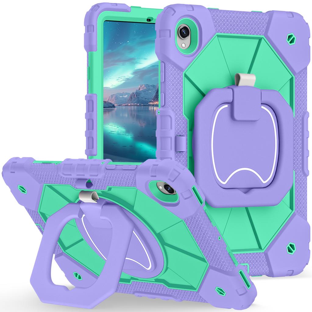 360°Rotation Stand Tablet Case for Samsung Tab S11 S10 S9 FE A11 A9 Plus A7 Lite Kids Hard Armor Shockproof Protector Cover