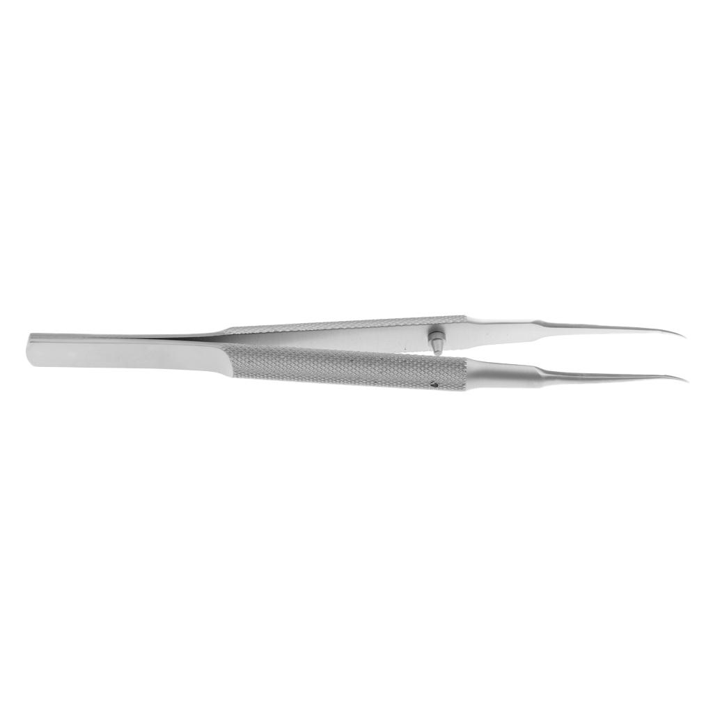 11cm Fine Tip Tweezers for Splinter Removal, Cellphone Repair, Ophthalmic Eye Instrument Stainless