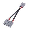 1 In 2 Forklift Charging Plug Power Connector 50A 12 AWG For Anderson Plug Connector Double Y Adapter 6mm Automotive Cable