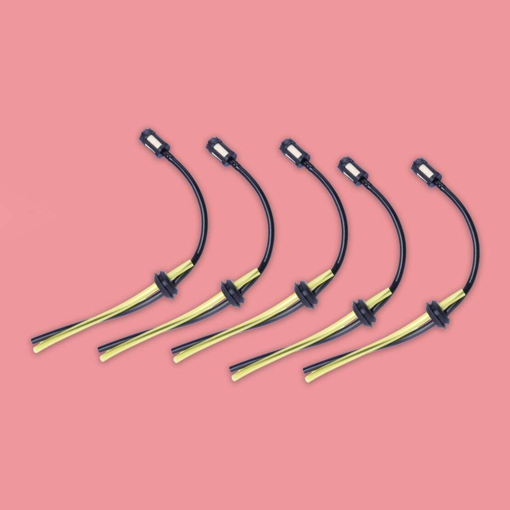 5 Sets Petrol Strimmer Fuel Hose Fuel Filter Fit for JACKSON SPEARS SPJBC SPJGT 30 JPJGT 26 FORABEST FBS 43 A1 Brushcutter