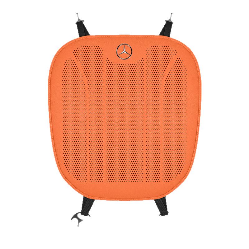 Mercedes-Benz Nappa Leather Perforated Seat Cushion - Universal, Ultra-thin, Breathable, All-Season Luxury Style.