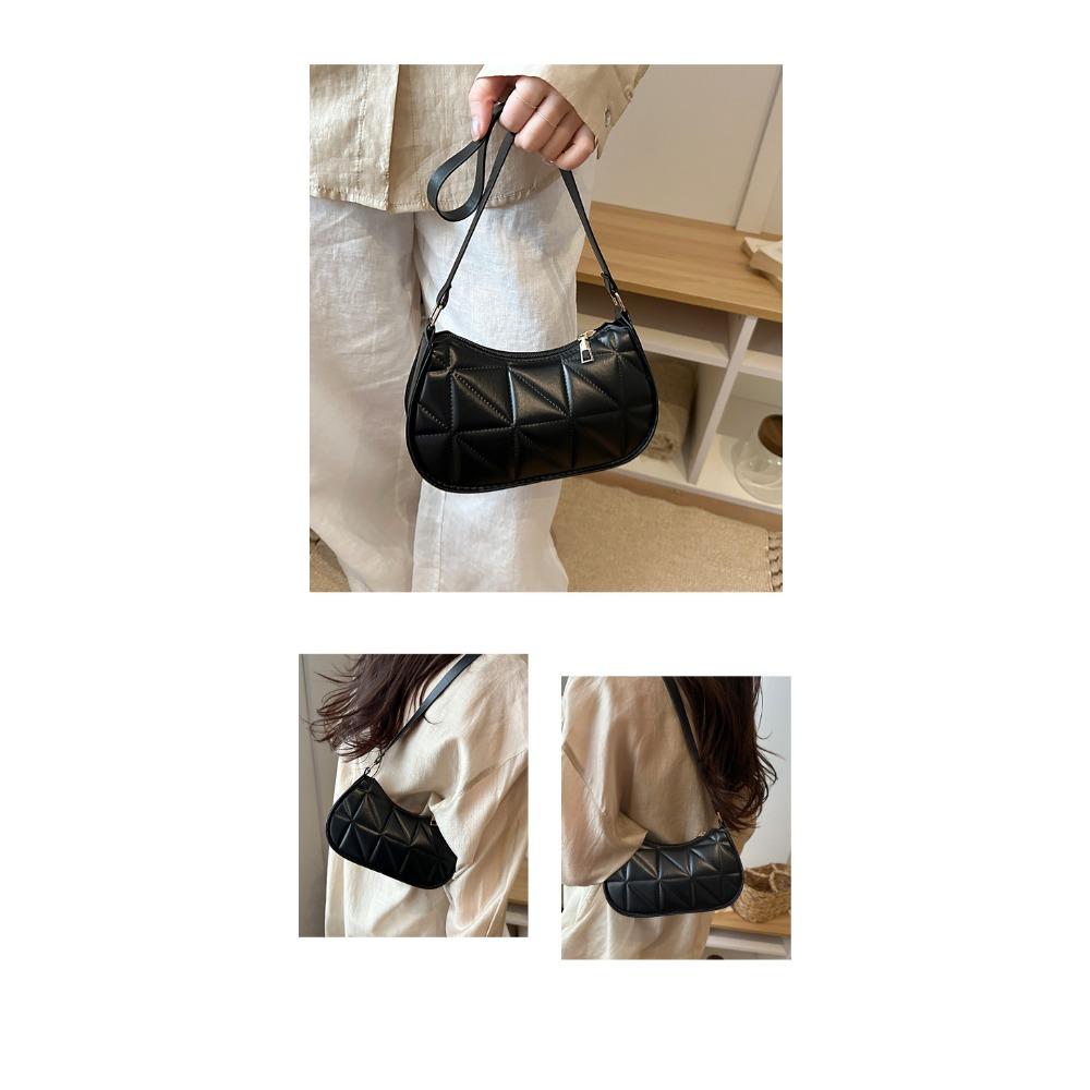 Niche Design Casual Handbag, Vintage Simple Shoulder Underarm Bag Fashion Daily Commute Crossbody Purse