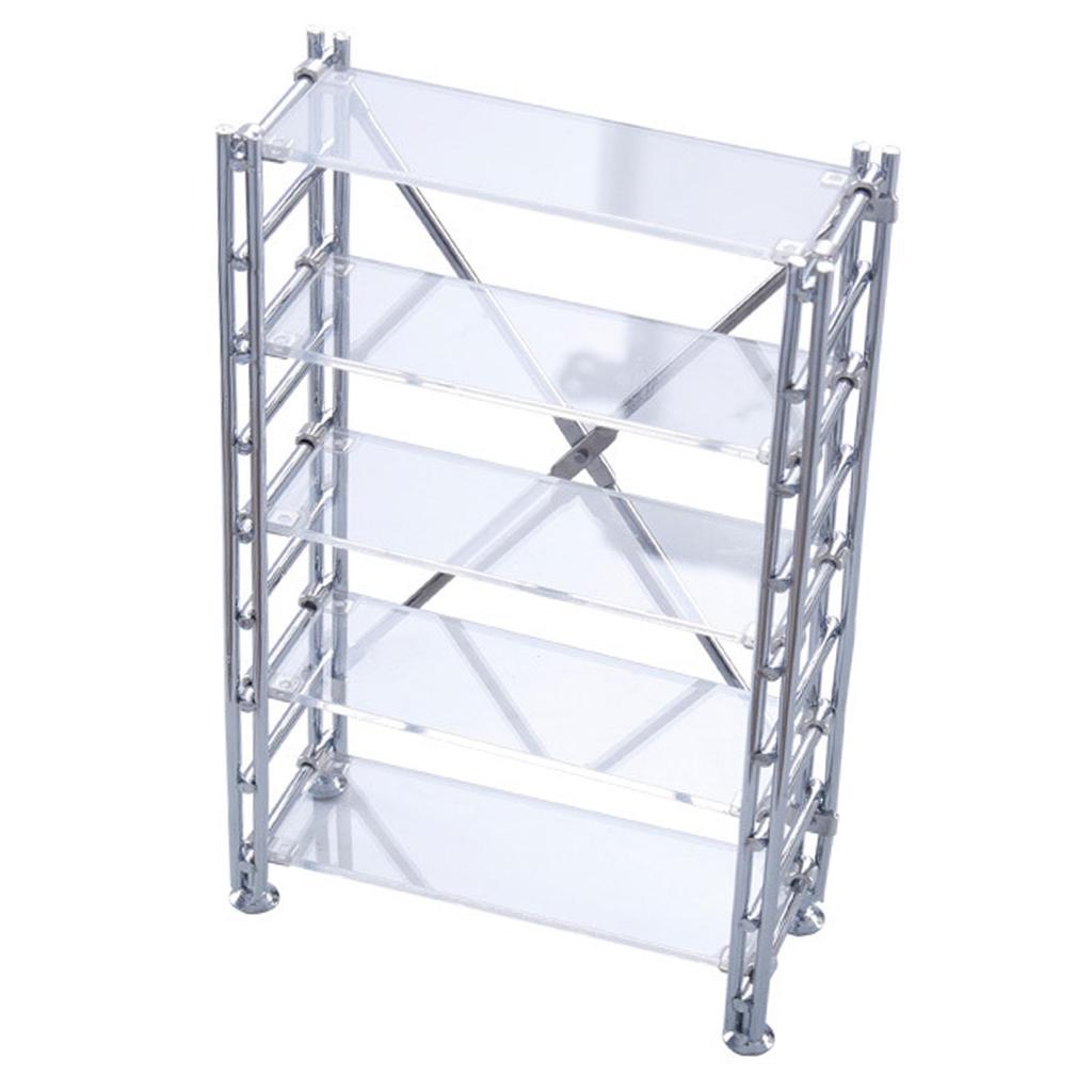 1:12 Maßstab Regal Puppenhaus 5-stöckiges Bücherregal Puppenhausmöbel Puppenhauszubehör, Lebensszene Puppenhaus Dekoration