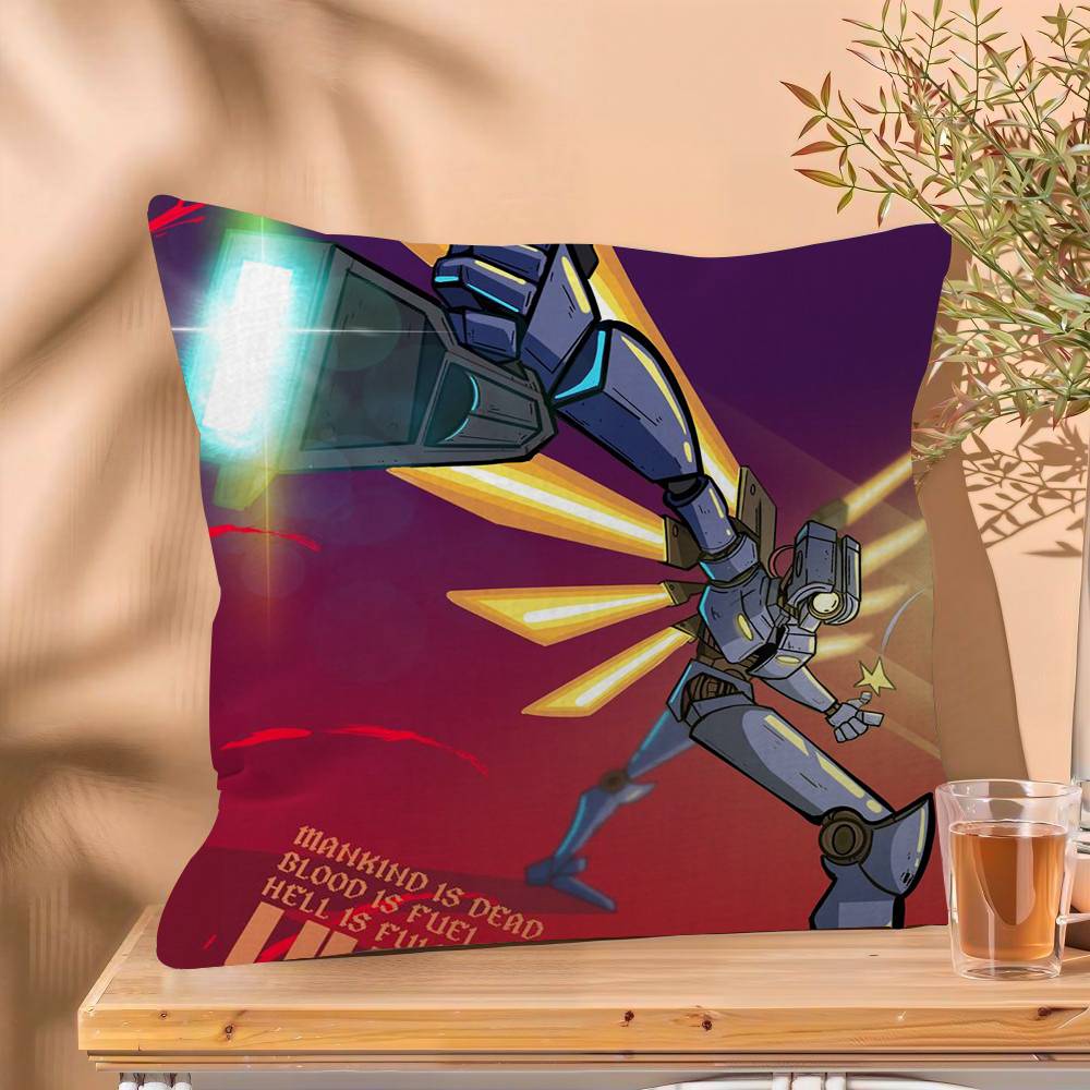 Popular New Video Game UUltrakill Pillow Gift Home Office Decoration Bedroom Sofa Car Cushion Cover Case X