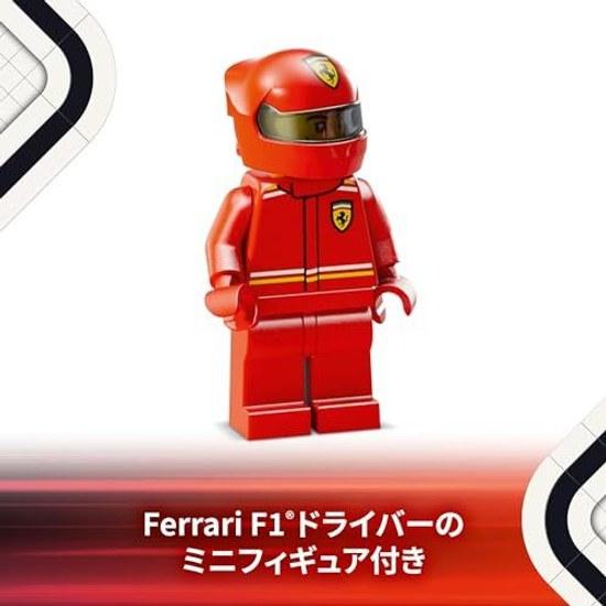 LEGO Speed Champions Ferrari SF-24 F1 Race Car Toy Gift Block Boys Girls Children 10 Years Old 11 12 Elementary School Vehicle Miniature 77242
