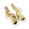 2 PCS Saxophone Neck Brass Mouthpiece Metal Sax Curved Necks and Straight Neck for Soprano Saxophone Instrument