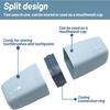 2 PCS Travel Toothbrush Case Portable Multifunctional Toothbrush Holder Toothbrushes Toothpaste Separate Storage Wash Cup for