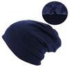 Baotou hat for men, bamboo fiber elastic cotton pullover hat, female chemotherapy cap, satin-lined double-layer nightcap, hair care cap.