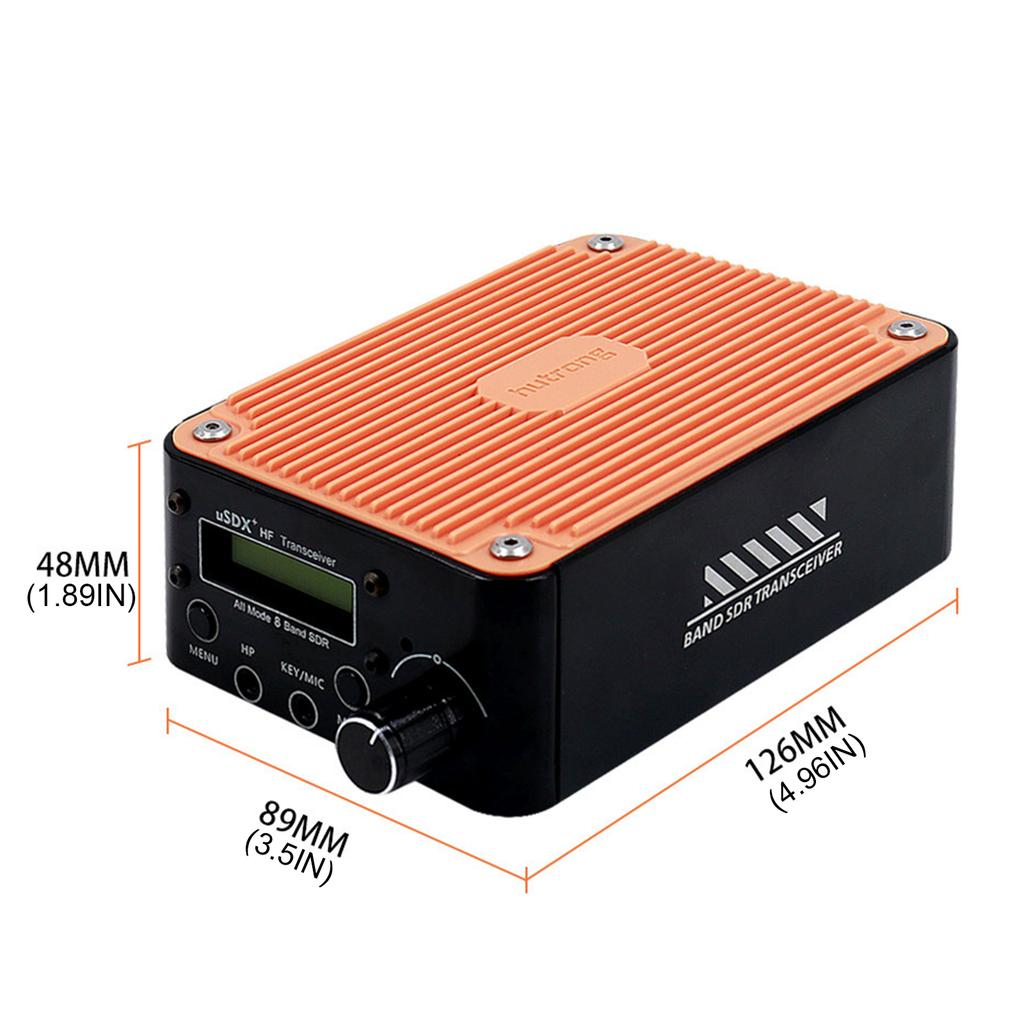 USDX+ Plus V2 8-Band Full-Mode Transceiver CW Auto-Decoding Support 8 Band SDR All Mode Transceiver for SDR SSB and QRP