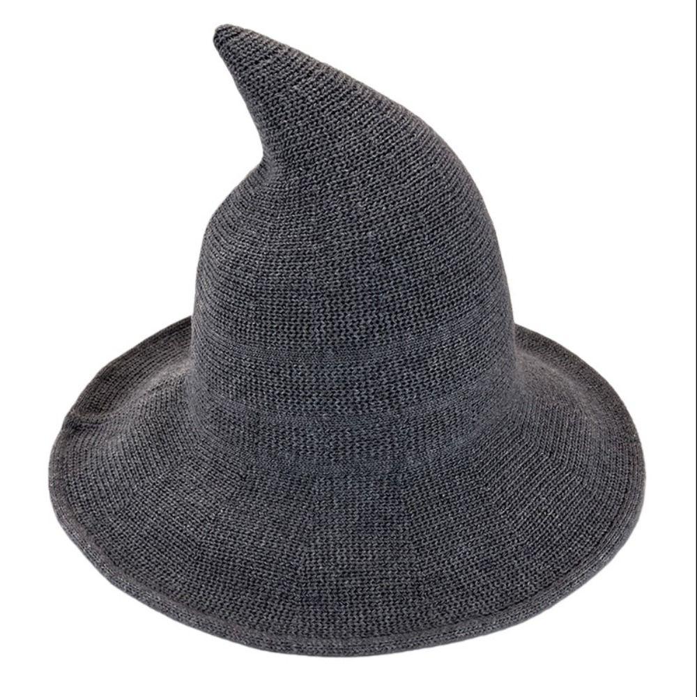 High Quality Party Hat Wool Knit Costume Hat Wacky Magical Hat  For Women