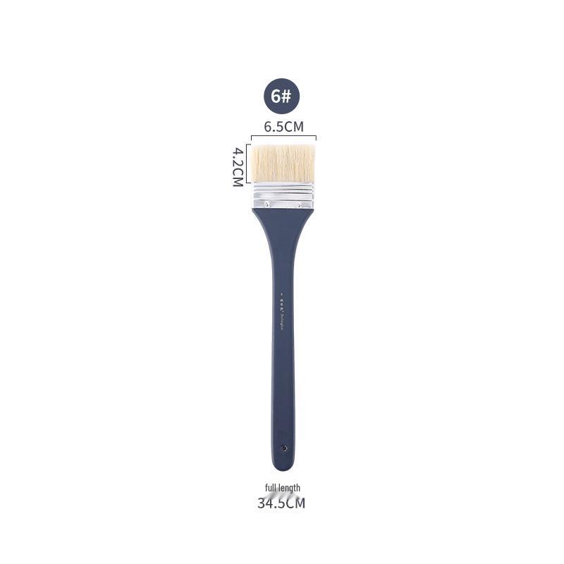 Extended Handle Boar Bristle Paint Brush for Wall and Oil Painting