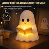 Ghost Design Halloween Decoration Lamp Portable Enchanting Ghost Night Light  Bedroom Lighting