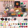 Large Pink Simulation Kitchen Playset for Kids: Includes Pressure Cooker, Induction Cooker, and Rice Cooker for Boys and Girls.