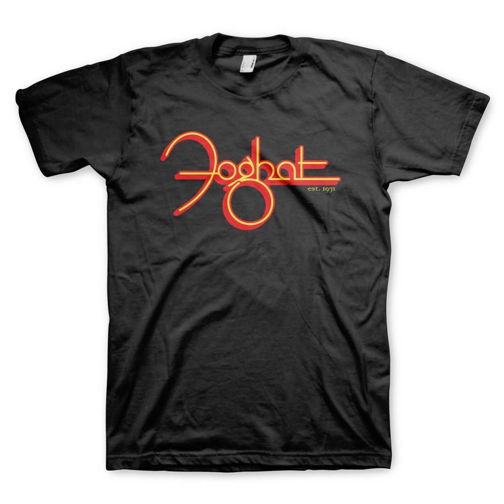 Foghat Yellow and Red Logo T-Shirt Unisex T-Shirt S