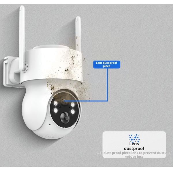 2.5K 4MP WiFi Solar Outdoor Home Human Detection PTZ IP Camera Smart Security Protection CCTV Video Cam